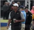  ?? JON SUPER — THE ASSOCIATED PRESS ?? Tiger Woods preps for the British Open golf championsh­ips at Royal Portrush in Northern Ireland, Tuesday.