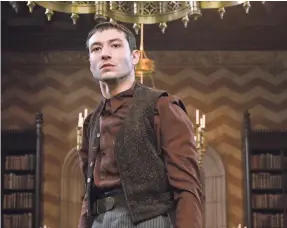  ?? PHOTOS BY WARNER BROS. ?? Credence Barebone (Ezra Miller) received some big news about his familial ties.