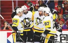  ?? USA Today Sports ?? Pittsburgh Penguins have struggled at home but got back in their groove in Philadelph­ia and Washington.