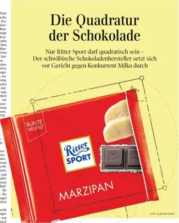  ?? FOTO: SZ/RITTER SPORT ??