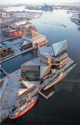  ??  ?? Randy Kraft / Allentown Morning Call The National Aquarium remains a favorite stop at Baltimore’s Inner Harbor.