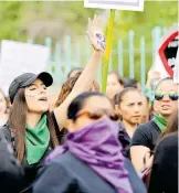  ?? /NAYELI SOLORIO ?? Los colectivos feministas buscan la igualdad laboral y sindical