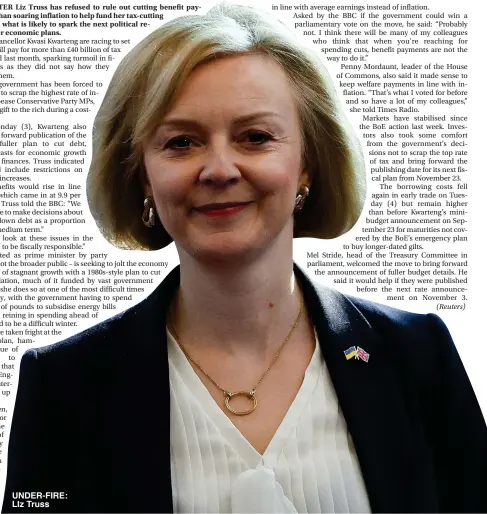  ?? ?? UNDER-FIRE: LIz Truss