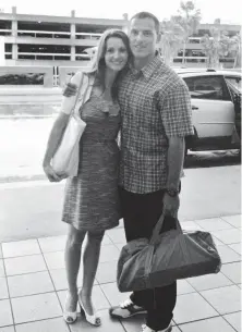  ?? ANTHONY CURCIO ?? Anthony Curcio and his wife reunited shortly after he was released from prison in 2013.