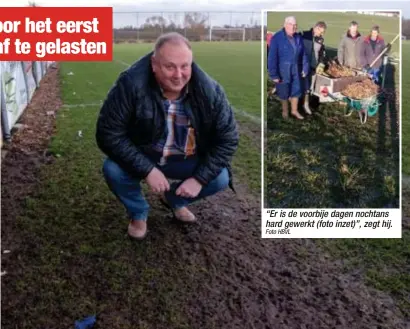  ?? FOTO TOM PALMAERS
Foto HBVL ?? Ook voorzitter Jo Feytons van Hoeperting­en twijfelt nog. “Er is de voorbije dagen nochtans hard gewerkt (foto inzet)”, zegt hij.