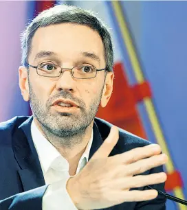  ??  ?? Die FPÖ werde sich nicht zur Seite drängen lassen, sagt Herbert Kickl. Man habe aus dem letzten Wahlkampf gelernt. Wien