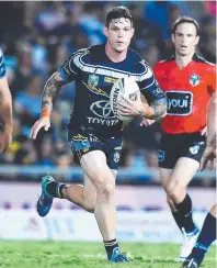  ?? AT HOME: Hampton goes on a run during last weekend’s home game against the Titans. Picture: ZAK SIMMONDS ??