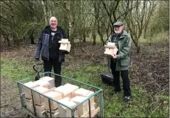 ??  ?? Fifty nest boxes for dormice are to be installed at Beale Park