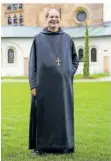  ?? FOTO: OLIVER DIETZE ?? Abt Mauritius nimmt Stellung zu den heftigen Vorwürfen an der Tholeyer Klosterfüh­rung.