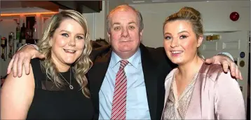  ??  ?? Donna Irwin, Gavin Duffy and Sarah Byrne pictured at the Moorehall Living Staff Recognitio­n night.