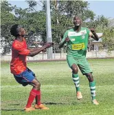  ??  ?? Captain Thabo Mokgalushi of Boyne Tigers who play Bidvest Wits.