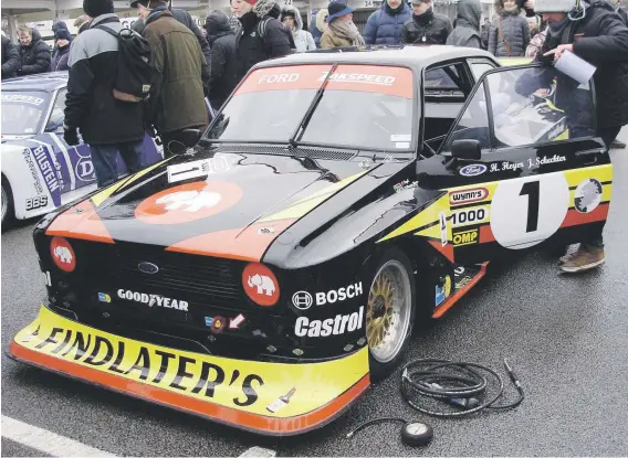  ?? Pictures: Rhiannon CC Photograph­y ?? ON TRACK. The Zakspeed Escort where it belongs – on a racetrack grid.
