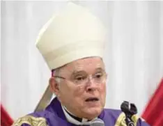  ?? |AP ?? El jerarca católico dijo que la Iglesia carece de credibilid­ad.