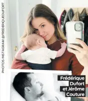  ??  ?? Frédérique Dufort et Jérôme Couture