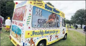  ??  ?? An ice cream van.
