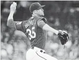  ?? ASSOCIATED PRESS FILE PHOTO ?? One of the best arms on the market is Texas Rangers southpaw Cole Hamels.