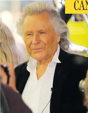  ?? KEVIN KING / POSTMEDIA NEWS FILES ?? The seizure of Peter Nygard’s beachfront property in the Bahamas follows years of court actions between Nygard and his next-door neighbour, U.S. billionair­e Louis Bacon.