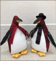  ?? (Submitted Photo) ?? These hand-crafted penguins are looking for a new home this holiday season. The penguins are part of a bountiful display of crafts at the St. Bernard Women’s Bazaar to be held today in the parish hall.