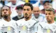  ?? Foto: AFP ?? Sind Jérôme Boateng, Mats Hummels und Thomas Müller die Letzten, die Joachim Löw aussortier­t?