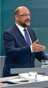  ?? KEYSTONE ?? SPD-Herausford­erer Martin Schulz.