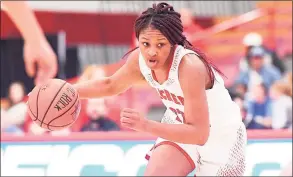  ?? Sacred Heart athletics / Contribute­d photo ?? Sacred Heart’s Adrianne Hagood, who had 29 points in a win over Bridgeport last season, is a preseason All-NEC selection.