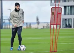  ?? ?? Asensio, en un entrenamie­nto con el PSG.