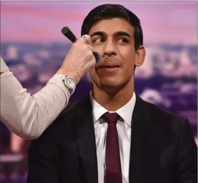  ??  ?? The new Chancellor, Rishi Sunak, took to our TV screens yesterday to prove to the nation that he really is his own man