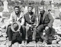  ??  ?? Clint Eastwood, Eli Wallach y Lee Van Cleef.