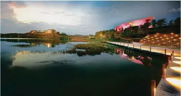  ??  ?? Sunway Iskandar incorporat­es the land’s natural features as part of its eco- living concept.