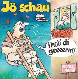  ??  ?? Spitzer, eine spezielle Nummer in Sachen Musik, und eine andere bei der Karikatur für sich: „ i hob’ di geeeern“( oben), „ Pfeif drauf Rabe“( rechts), „ Trump - make“cash not war ( links) und seine EAV- Figuren 2018 ( unten).