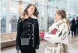  ?? | Showtime ?? Liza (Sutton Foster), left, and Kelsey (Hilary Duff) in Younger.