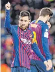  ?? FOTO: DPA ?? 435 Spiele, 400 Tore: Lionel Messi kann stolz sein.