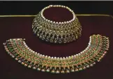  ??  ?? An exhibition of Nizam’s jewels, which include a 185- carat Jacob diamond, was inaugurate­d at National Museum in New Delhi on Monday.