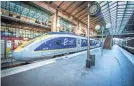  ??  ?? European train operator Eurostar will add high-speed service between London and Amsterdam. EUROSTAR