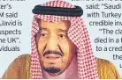  ??  ?? King Salman