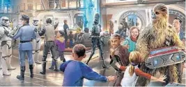  ?? COURTESY OF DISNEY/LUCASFILM ?? Star Wars: Galactic Starcruise­r will open near Disney’s Hollywood Studios on March 1, the company announced Thursday.