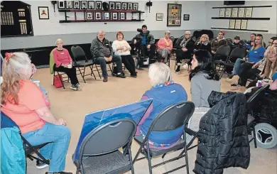  ?? KRIS DUBE SPECIAL TO THE NIAGARA FALLS REVIEW ?? The Advancing Crystal Beach group holds its monthly meeting in late March at fire station No. 6 on Ridgeway
Road.