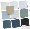  ??  ?? Dulux’s Earth palette for 2021