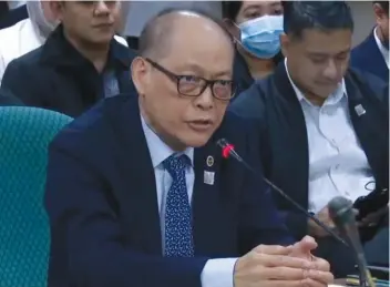  ?? (GMA News photo) ?? Finance Secretary Benjamin Diokno told the Commission on Appointmen­ts that the Philippine economy is “less dependent” on external factors.