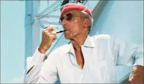  ?? The Cousteau Society / Associated Press ?? Jacques Cousteau aboard his ship “Calypso” in the 1970s, from the documentar­y “Becoming Cousteau,” opening in theaters Friday.