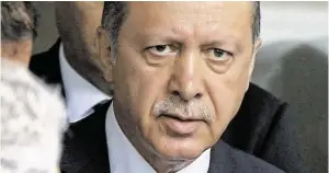  ?? BILD: SN/AP ?? Staatschef Recep Tayyip Erdogan: „Putsch gegen Demokratie“.