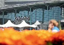  ??  ?? Amsterdam’s Schiphol airport is one of the gateways to mainland Europe, which is suffering economic uncertaint­y and security fears.h