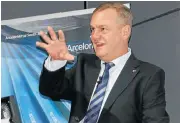  ?? /Freddy Mavunda/Business Day ?? Steely resolve: CEO Kobus Verster says ArcelorMit­tal SA will have to cut production costs.