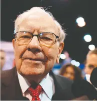  ?? JOHANNES EISELE / AFP VIA GETTY IMAGES FILES ?? Political instabilit­y led Warren Buffett to pull $4 billion from a recent project, but Ottawa can remove obstacles
that scared him away and the project can find new investment, write Pierre Poilievre and Shannon Stubbs.