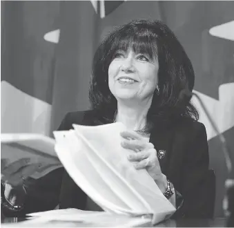  ?? FRANK GUNN/THE CANADIAN PRESS ?? Ontario auditor general Bonnie Lysyk says since the province stopped teachers and other school staff from banking unused sick days, school boards have seen an increase in sick call-ins .