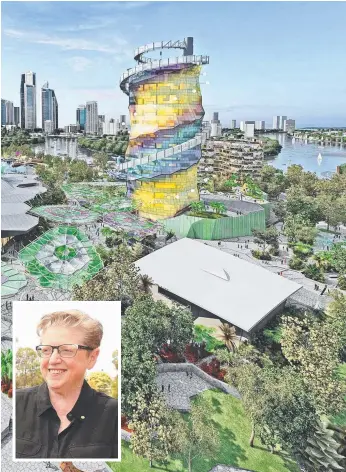  ?? Picture: MIKE BATTERHAM ?? Robyn Archer has made a passionate argument for the cultural precinct.