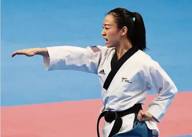  ??  ?? Make us proud: Sara Yap has been included in the squad to compete in the Online 2020 World Taekwondo Asia Poomsae Championsh­ips.