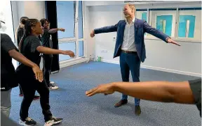  ?? GETTY IMAGES ?? Prince William has occasional­ly shown his best dance moves during visits to British youth charities, but even if he has never used them in a club, he still loves British dance music classics.