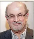  ??  ?? ‘WORRYING’: Salman Rushdie