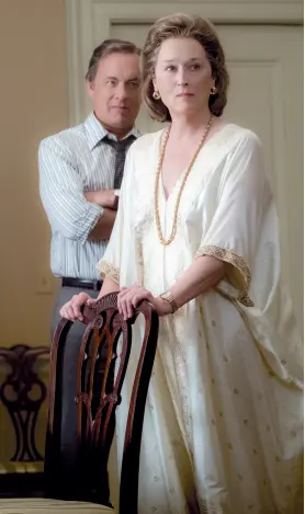 ??  ?? Tom Hanks y Meryl Streep protagoniz­an “The Post”.